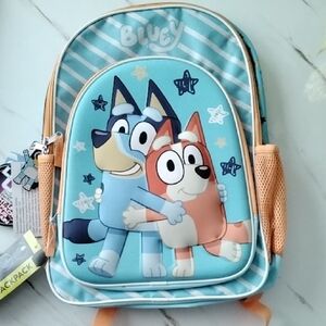 Bluey Kids Backpack with Cartoon Characters